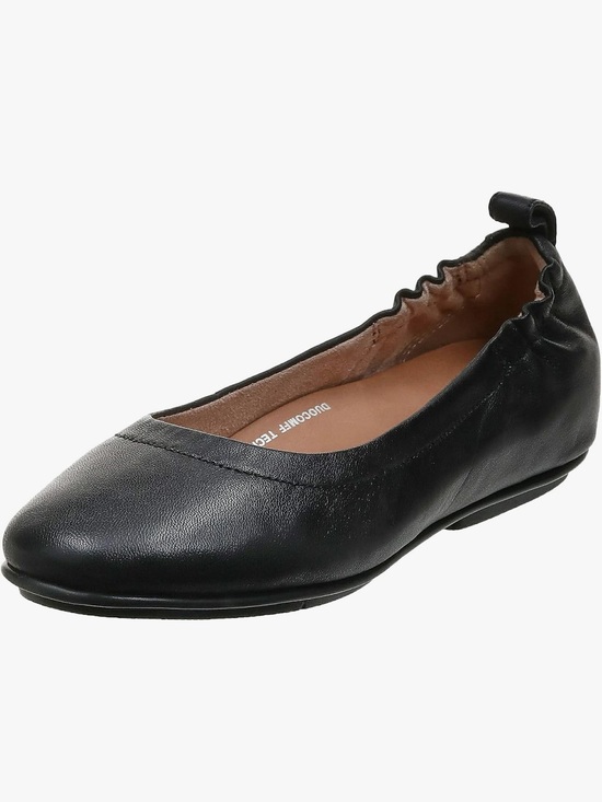 Fitflop Shoes - Fitflop Women's Allegro Leather Ballet Flat Black Sz 10 Comfort Workwear